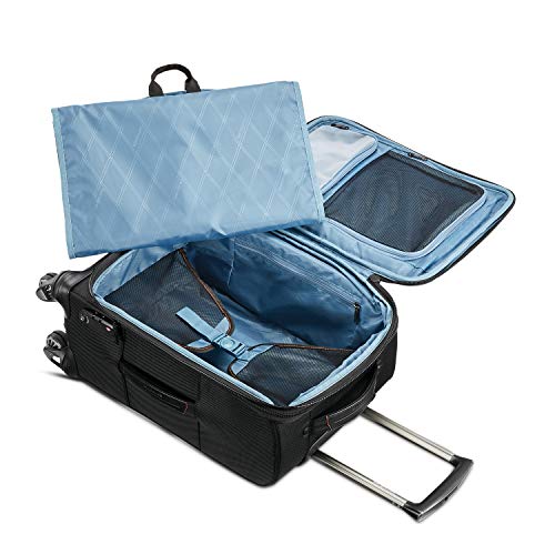 Samsonite Pro Travel Softside Expandable Luggage with Spinner Wheels, Black, Carry-On 21-Inch L839
