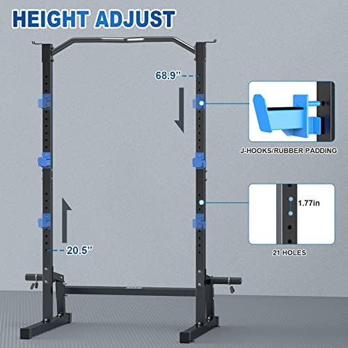 BEKING Power Rack Squat Cage with Pull Up Bar for Home Gym C232257