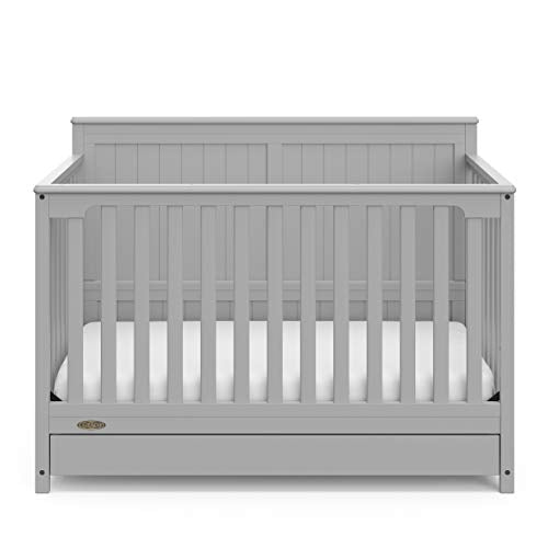 Graco Hadley 5-in-1 Convertible Crib and Changer with Drawer (Black) P7234