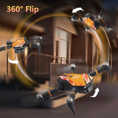 TT19 Drone with 1080P Camera for Adults, Foldable Quadcopter, Green E552