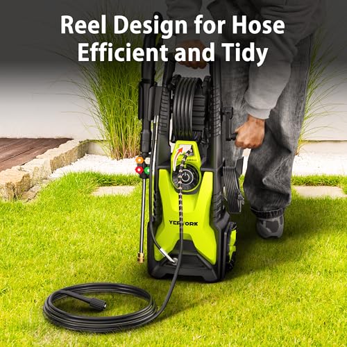 4000 PSI Electric Pressure Washer with 4 Nozzles and Foam Cannon W613877