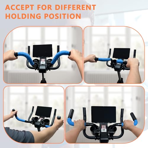 Handlebar Extender for Peloton Indoor Exercise Bikes, Sheep-horn with Black Tapes & Grips F973