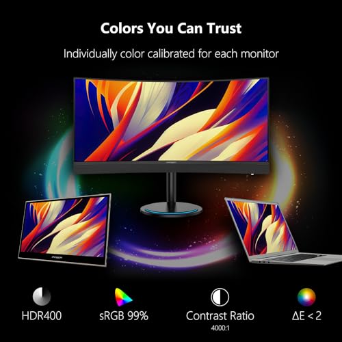 INNOCN 45C1R 45 Inch Ultrawide Curved Gaming Monitor, HDR400, USB-C 90W O61407