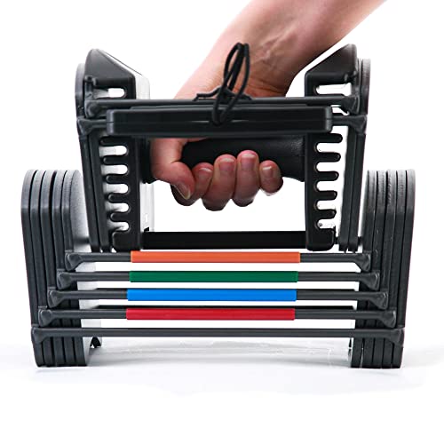 PowerBlock Sport 24 Adjustable Dumbbells, 3-24 lb. Steel Build U862