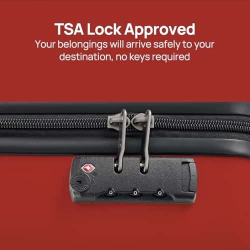 Carry-on Luggage 20 Inch Hardshell with Spinner Wheels and TSA Lock L610552