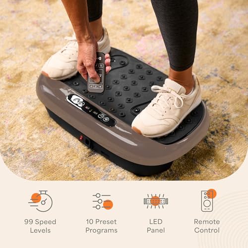 Lifepro Vibration Plate Exercise Machine with Magnetic Acupoints for Full Body Fitness P3479