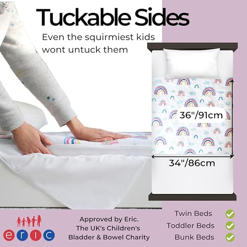 Hygge Sheets® Potty Training Pee Pads for Kids, Toddlers - 100% Waterproof, Non Slip, Washable, Dinosaur P67400