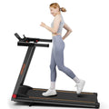 DeerRun Foldable Treadmill for Home with Incline and Handles K2464