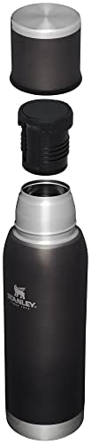 Stanley Adventure-To-Go Vacuum Bottle 25 oz Wide Mouth Insulated Stainless Steel Thermos, Blue Glow D5617
