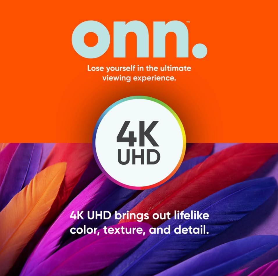ONN 50-Inch Class 4K Ultra HD LED Smart TV HDR (Renewed) Q782206