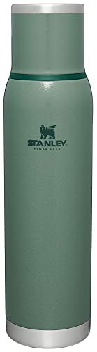 Stanley Adventure-To-Go Vacuum Bottle 25 oz Wide Mouth Insulated Stainless Steel Thermos, Blue Glow D5617