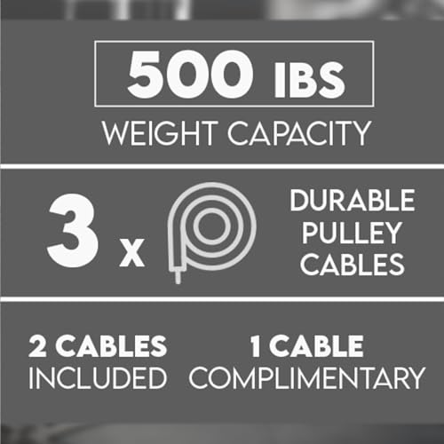Yes4All LAT Pull Down Cable Machine with High & Low Pulley Stations Y492