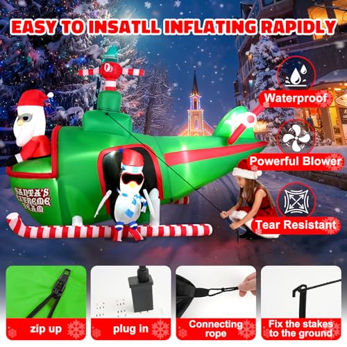 HFO 8 FT Halloween Inflatable Pumpkin Reaper Ghost with LED Lights W411