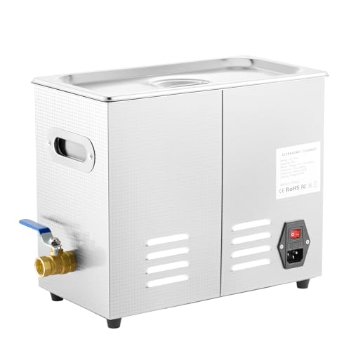 VEVOR Commercial Ultrasonic Cleaner 6L 40kHz with Digital Timer & Heater 110V Q7418
