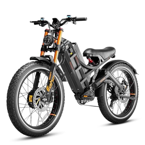 Romeo Pro 3 Electric Bike for Adults 5000W Dual Motor 60V 80Ah Fat Tire Full Suspension I27752