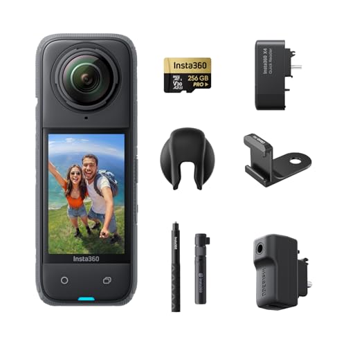 Insta360 X4 Motorcycle Bundle 8K Waterproof 360 Action Camera B647