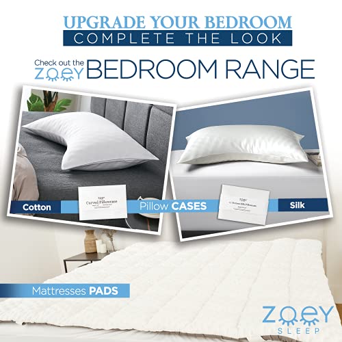 Zoey Sleep Side Sleep Pillow King Size Adjustable Memory Foam Q553