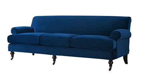 Jennifer Taylor Home Alana 88" Lawson French Country Three-Cushion Sofa, Light Beige Linen A514469