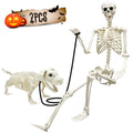 UMEELR 5.9FT Poseable Life Size Skeleton for Halloween Decoration B873000