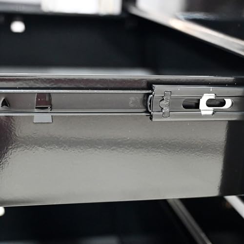 6-Drawer Rolling Tool Chest Cabinet with Wheels and Locking, Black W270288