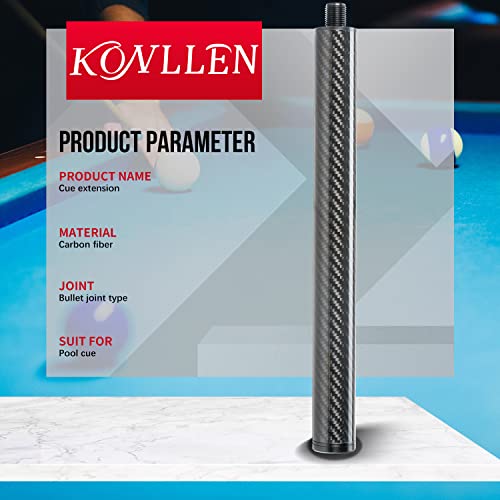 KONLLEN Carbon Fiber Pool Cue Extension D815