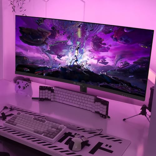 CRUA 30Inch Ultrawide Curved Monitor, 21:9 WFHD 2560x1080P, 100Hz, VA Panel, Black Y8772