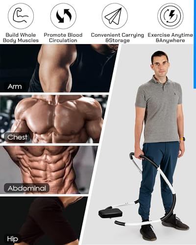 Ab Machine Portable Sit Up Equipment for Core Strength Workout X7768