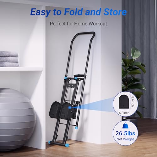 MERACH Stair Stepper for Home Gym, Vertical Climber Machine with Adjustable Handlebar P988