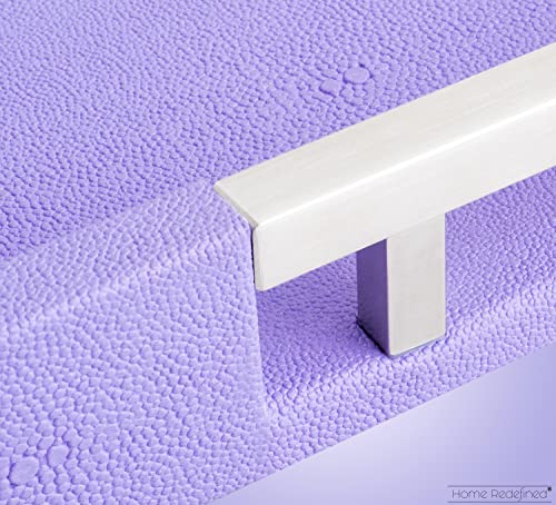White Marble Faux Leather Decorative Tray with Handles D972626