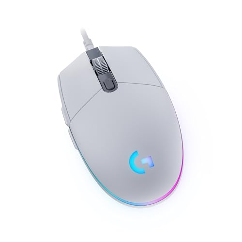 Logitech G203 Wired Gaming Mouse, 8,000 DPI, RGB, 6 Programmable Buttons, PC/Mac - Black U28629