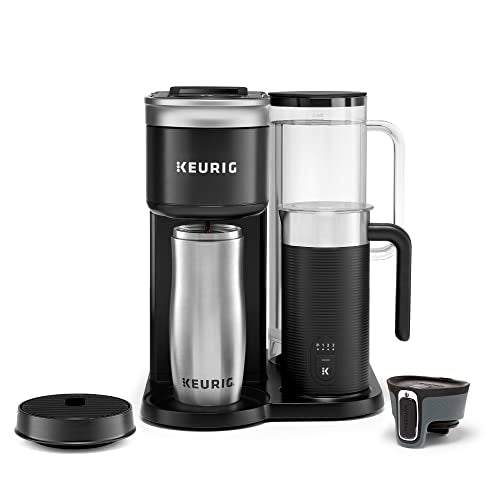 Keurig K-Cafe Single-Serve Coffee, Latte & Cappuccino Maker with Milk Frother, Dark Charcoal H6761
