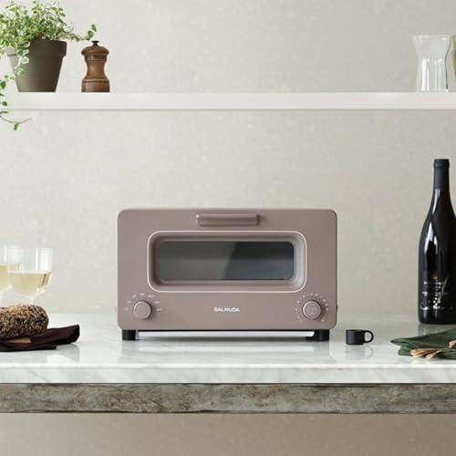 BALMUDA The Toaster Steam Oven Toaster, 5 Cooking Modes, Gray, US Version Z54734