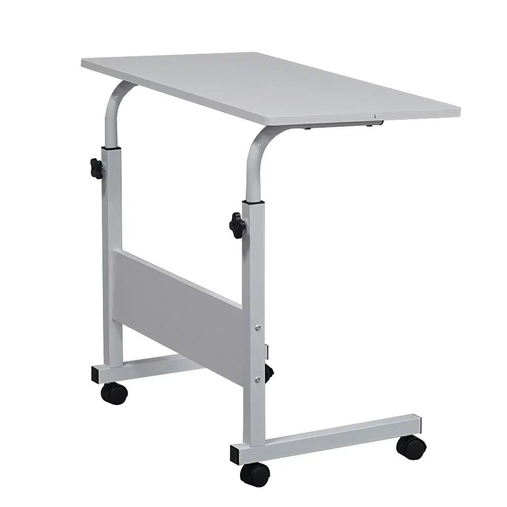Ktaxon Adjustable Rolling Overbed Table for Laptop and Notebook D140