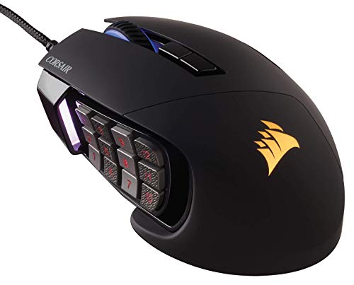 Corsair SCIMITAR RGB ELITE Gaming Mouse, 18,000 DPI, Black F130136