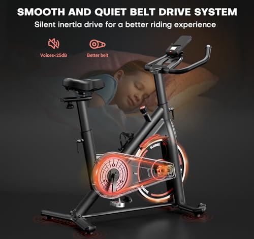 Adjustable Magnetic Exercise Bike for Home with App Compatible H403081