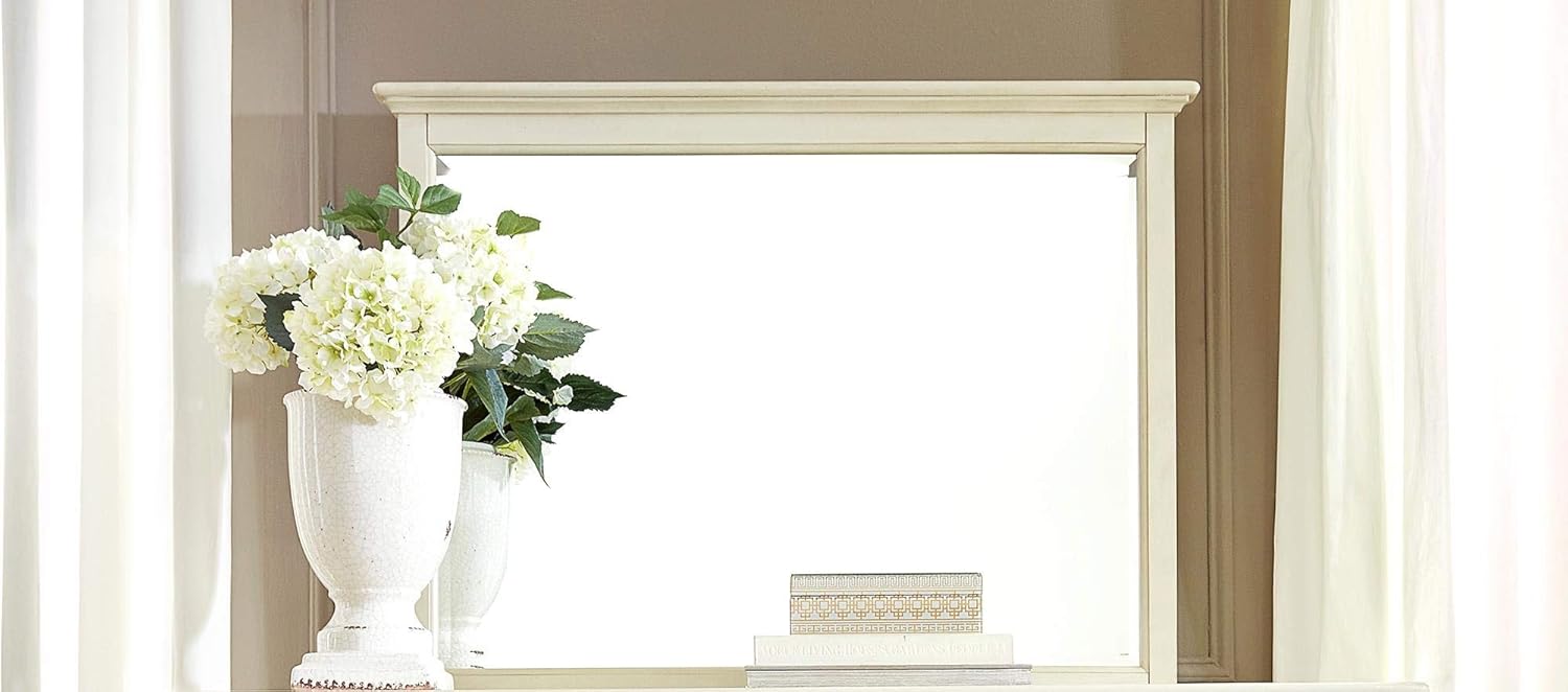 Northlake 8 Drawer Coastal Solid Wood Double Dresser White Linen O132