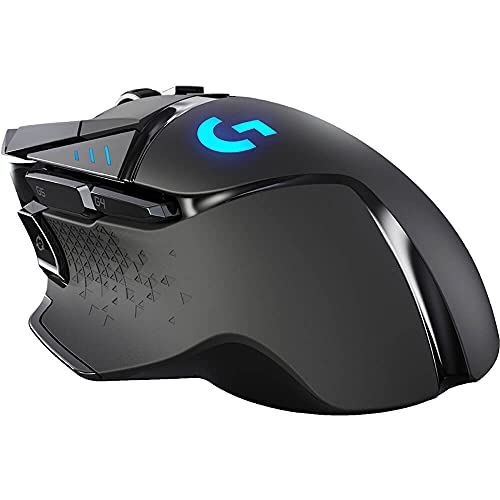 Logitech G502 Lightspeed Wireless Gaming Mouse with Hero 25K Sensor, Black B3236