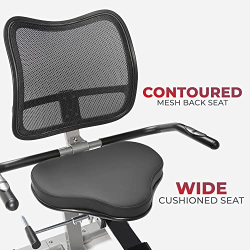 Sunny Health & Fitness Elite Recumbent Cross Trainer & Elliptical Machine with Arm Exercisers M861