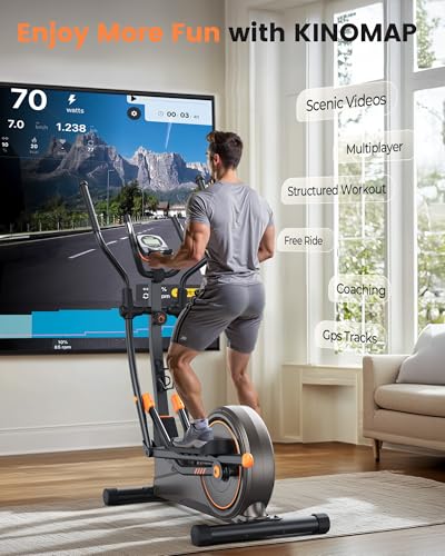 Niceday Elliptical Machine for Home, Magnetic Trainer with 16 Resistance Levels Q78334
