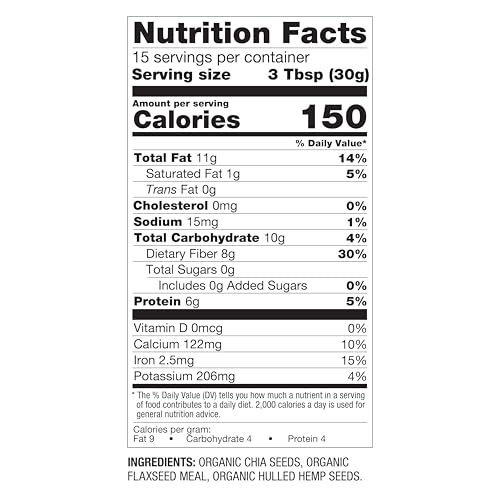 BetterBody Foods Superfood Organic Super Seeds Blend, 16 oz Q25252