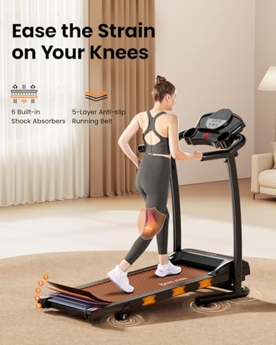 3.0HP Folding Treadmill with Incline for Home, 240 Lbs Capacity M348996