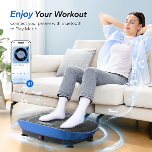 MERACH Vibration Plate Exercise Machine for Whole Body Workout at Home A4467