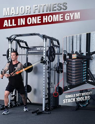 Major Fitness Drone2 Advanced Smith Machine All-in-One Home Gym N49586