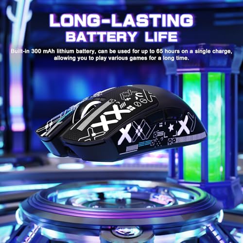 Attack Shark X11SE Wireless Gaming Mouse, Tri-Mode 22K DPI, 59g, Berry Red Y3775