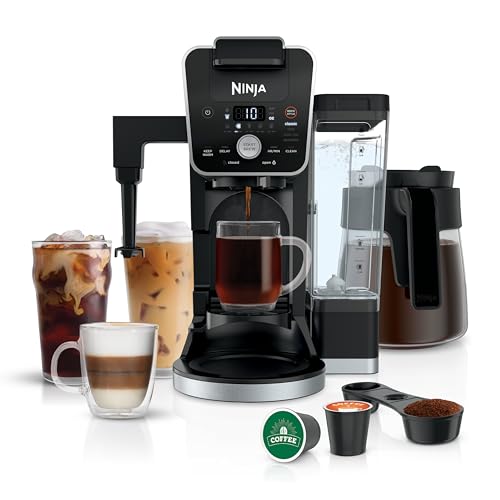 Ninja DualBrew Pro Specialty 12-Cup Coffee Maker with K-Cup Combo, Single Serve & Drip, Permanent Filter Included U419373