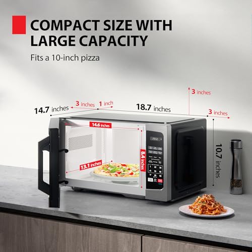 Toshiba ML-EM62P(SS) Countertop Microwave, 2.2 Cu Ft, 1200W, Stainless Steel C1532