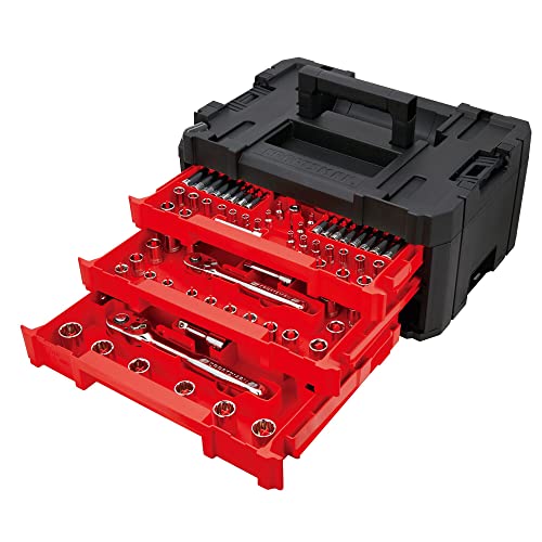 Craftsman 262-Piece Mechanic Tool Set with 3-Drawer VERSASTACK Tool Box, SAE/Metric W740