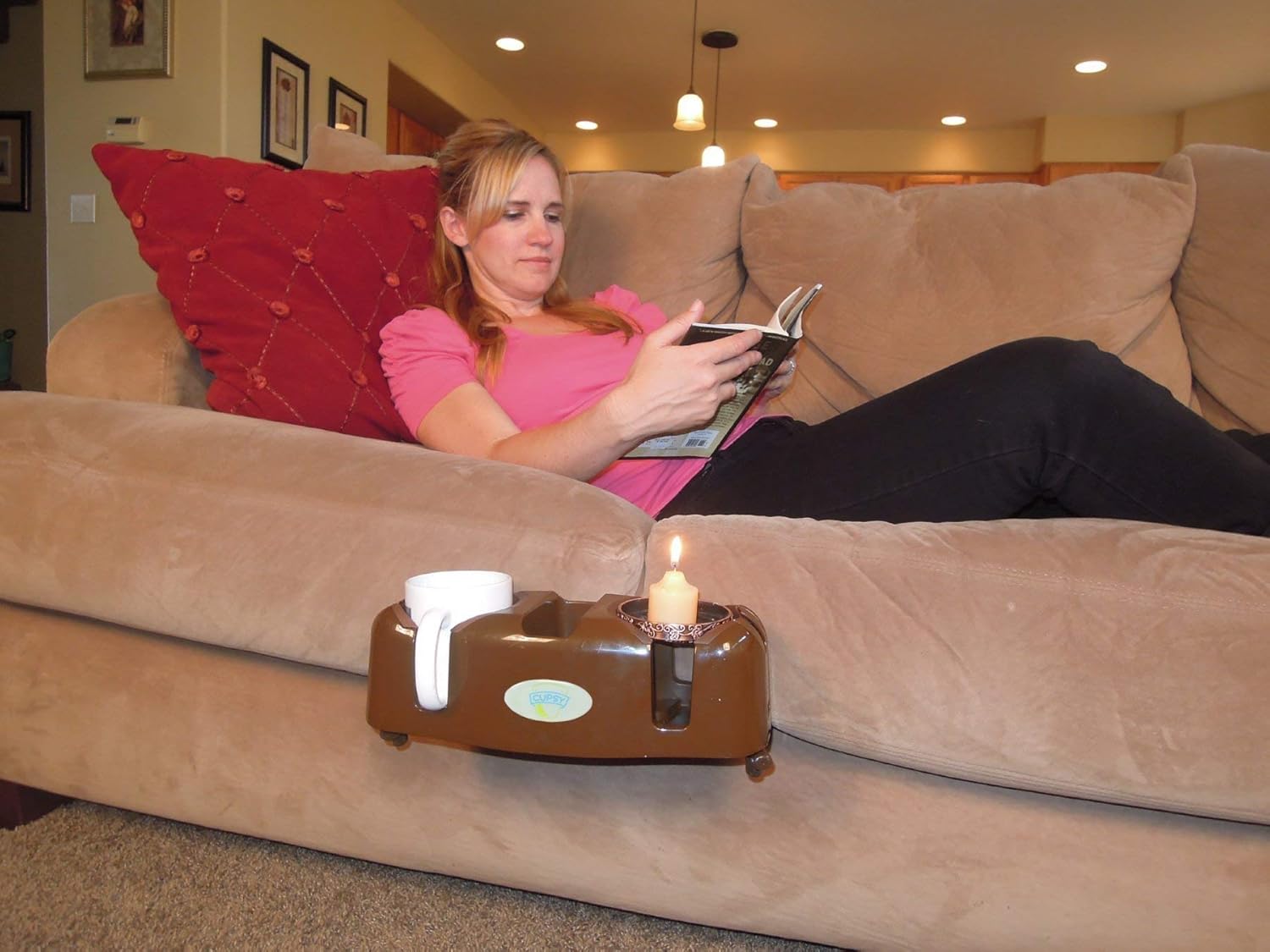 Sofa Armchair Drink Organizer with Removable Legs L62361