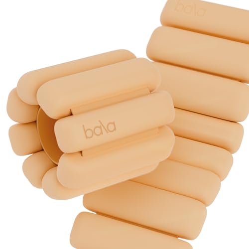 Bala Bangles Wrist & Ankle Weights Adjustable Silicone Set for Women Men Y10032