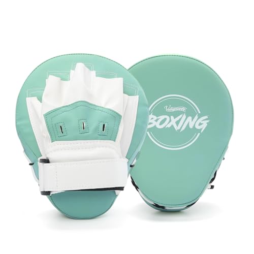 Valleycomfy Boxing Curved Focus Punching Mitts Leatherette Training Pads D262